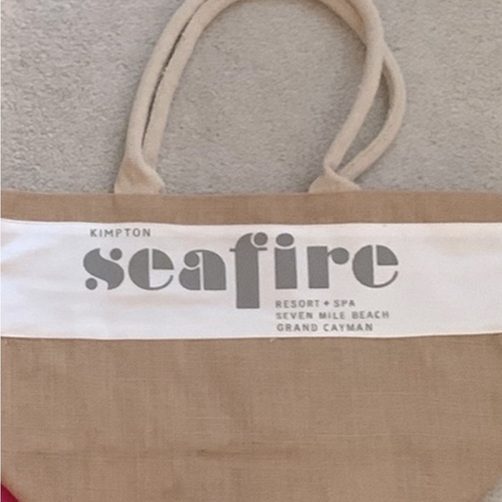 COPY - COPY - Tote bag set from Kimpton Hotel in Grand Cayman. “Seafire” Never …